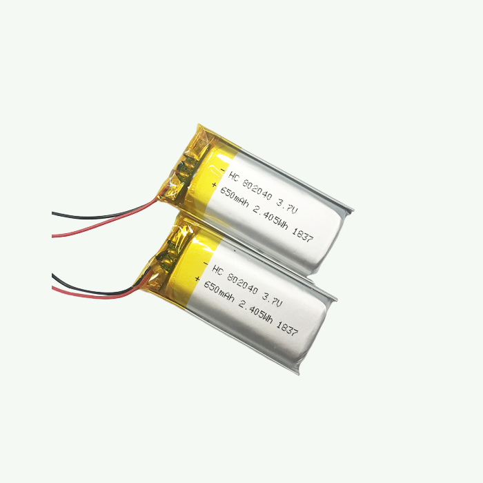 KC認證數(shù)碼產品聚合物鋰電池KC802040-650